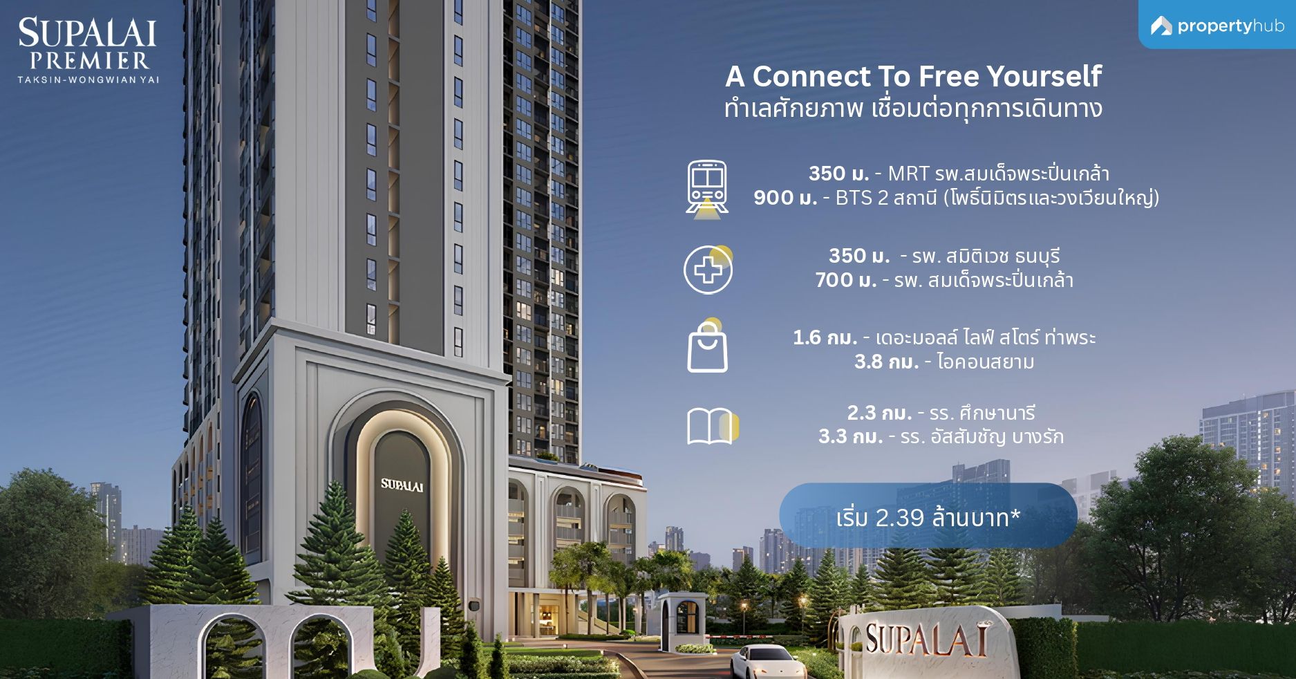 รีวิวคอนโด Supalai Premier Taksin - Wongwianyai (ศุภาลัย พรีเมียร์ ตากสิน - วงเวียนใหญ่) คอนโดใหม่ฝั่งธนฯ ติดถนนใหญ่ ใกล้รถไฟฟ้า 2 สถานี รีวิวคอนโด Supalai Premier Taksin - Wongwianyai (ศุภาลัย พรีเมียร์ ตากสิน - วงเวียนใหญ่) คอนโดใหม่ฝั่งธนฯ ติดถนนใหญ่ ใกล้รถไฟฟ้า 2 สถานี